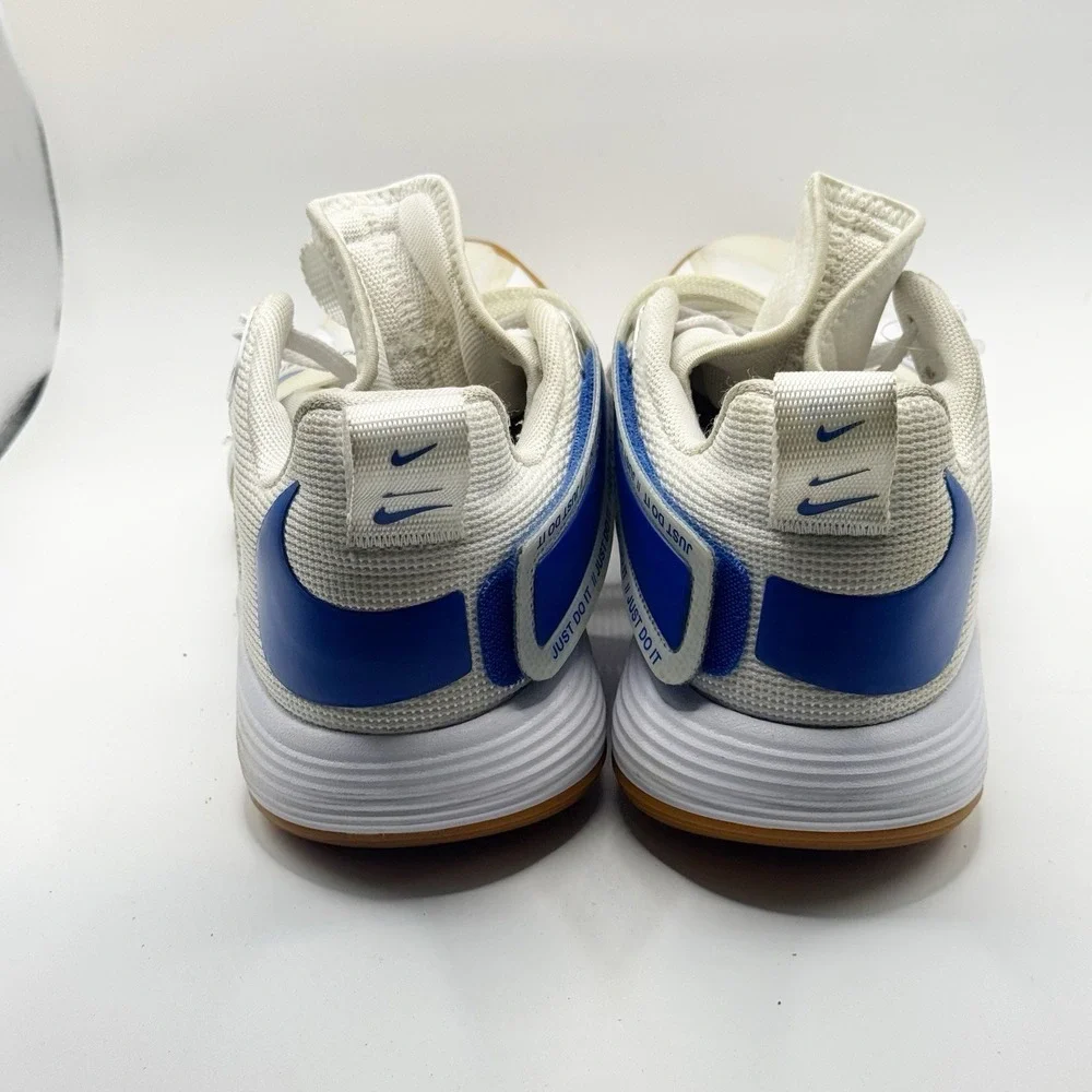 Nike‎ React Hyperset White Blue Gum Volleyball Sneakers Men 8